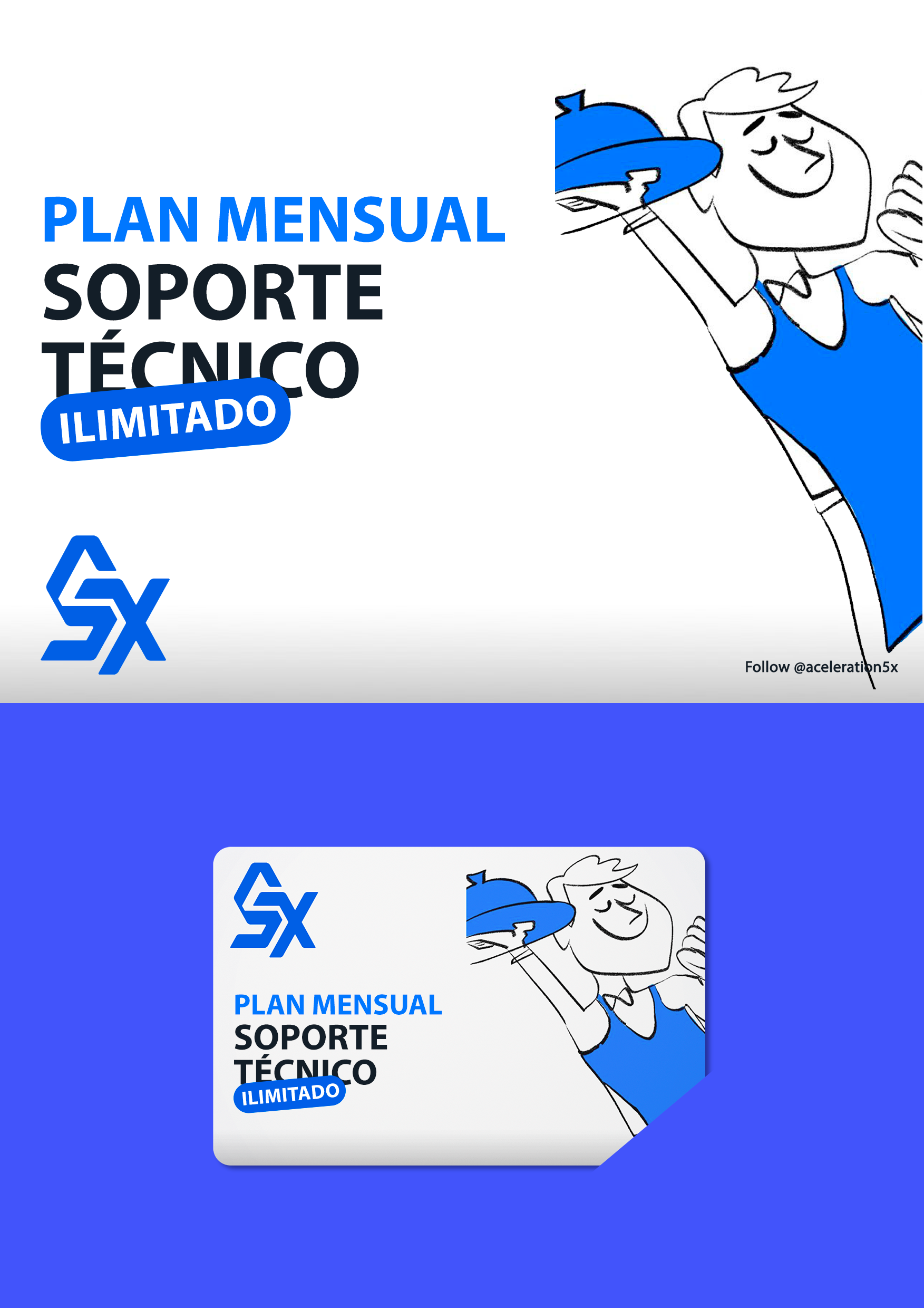 Unlimited. Disfruta de tiquet de soporte técnico sin límite.